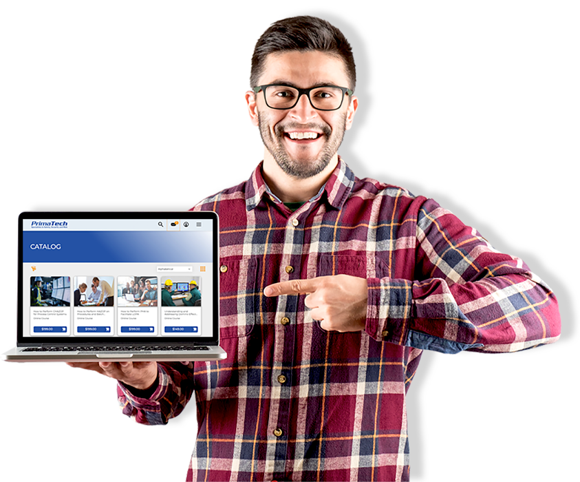 Process Safety Professional on Laptop